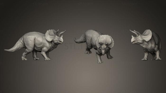 Статуэтки животных Triceratops